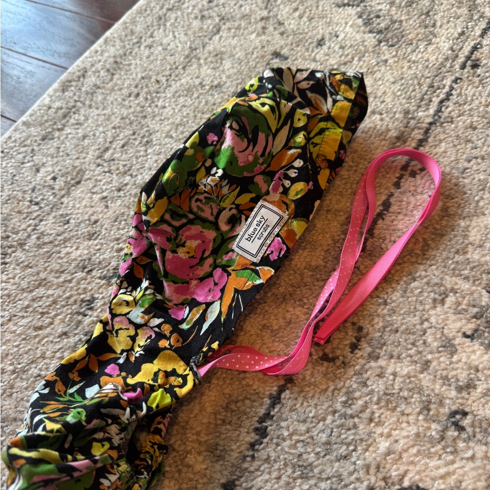 Blue sky pony scrub cap - choice of 8 see pics